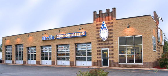 Merlin 200,000 Mile Shops Exterior
